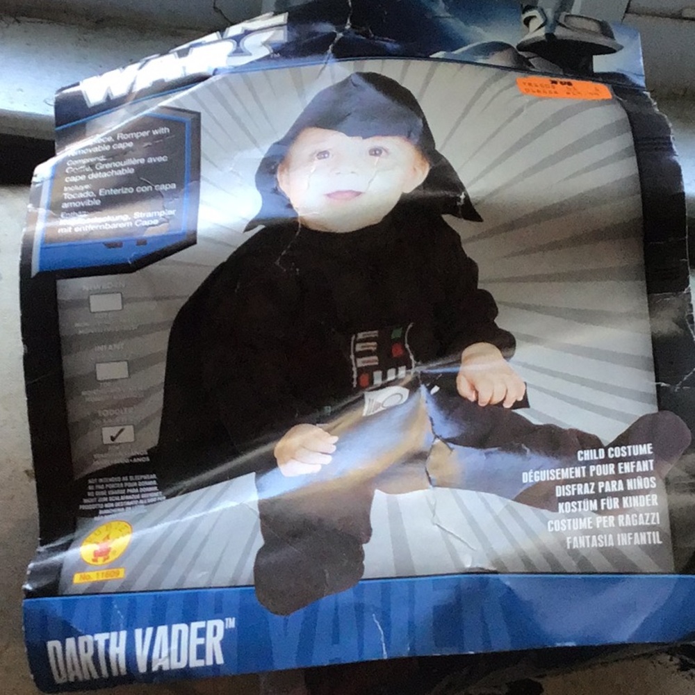 Star Wars  darth Vader costume from toys r us.